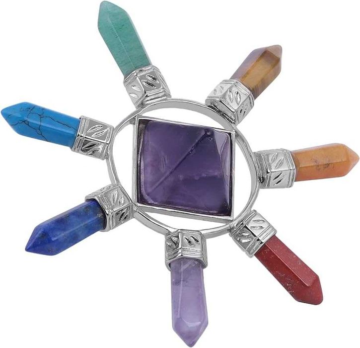 Защитна пирамида енергиен генератор с пирамида седем чакри