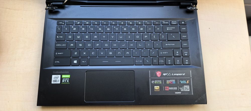 Piese / Dezmembrez---Laptop MSI GP66 Leopard_i7-10750H, RTX 3070 8G