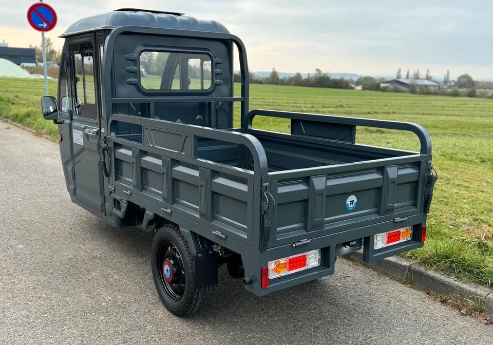 Triciclu Electric cu Volan si Cabina •Garantie 2 ani, Livrare Gratuita