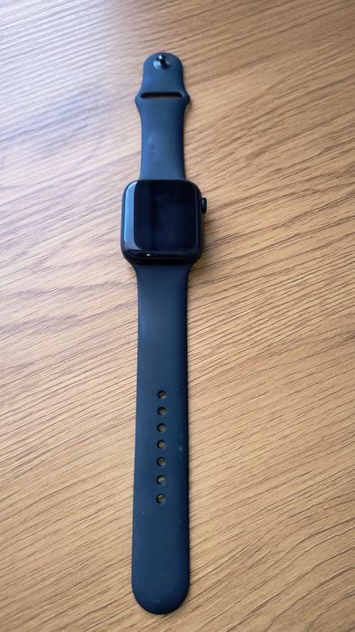 Apple Watch SE (2024), GPS, Carcasa Midnight Aluminium 44mm, Midnight