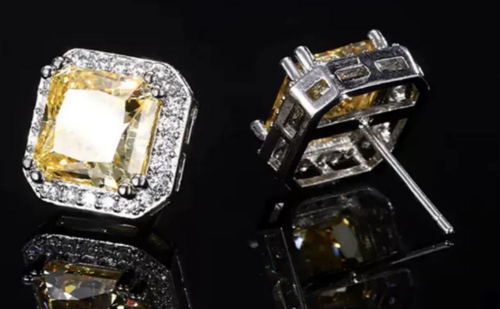 Серьги с Муассанитом