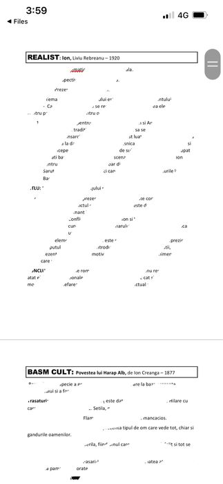 Materiale bacalaureat limba romana profil REAL si TEHNOLOGiC