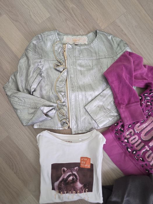 Лот JUICY COUTURE, Junona кожено яке, Benetton,Reserved 128 см
