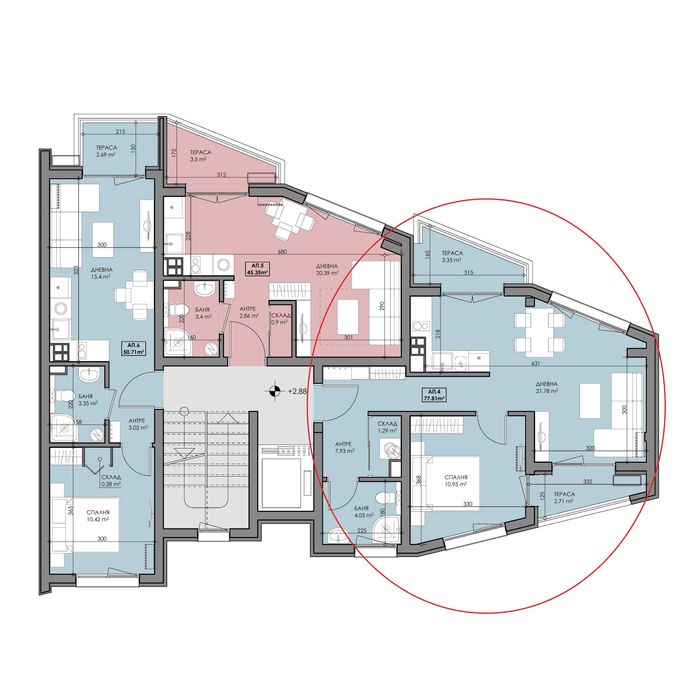 Продава се Двустаен апартамент в Созопол - 78 кв.м за 1098 €/кв.м - Снимка #4