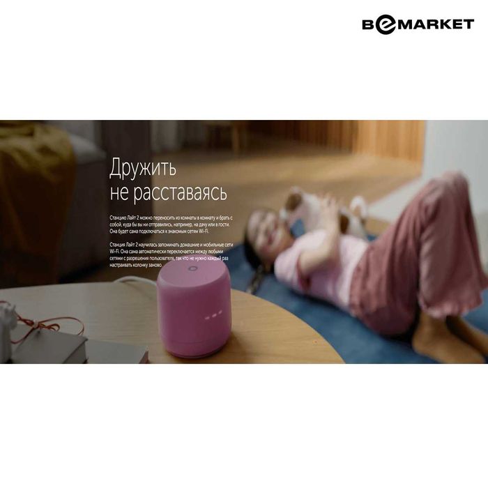 Умная колонка Яндекс Станция Лайт 2 Без часов Graphit (YNDX-00028GRY)