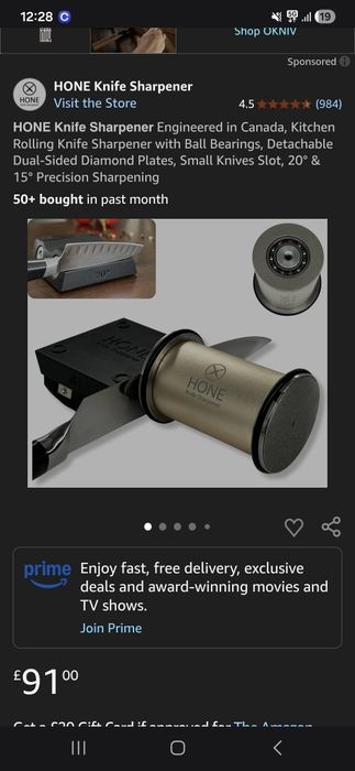 HONE Комплект Точило  и керамичен диск  Система за заточване НОВ