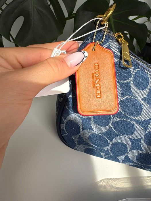 Geanta Coach Terry denim