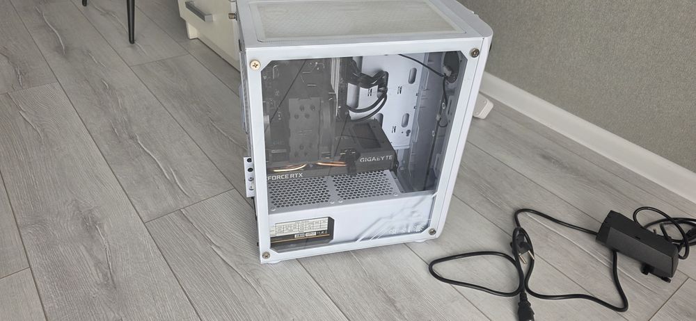 Мощный игровой ПК — i7-10700 / RTX 3060 Ti / 1TB SSD / Озу 32гб/ Белый