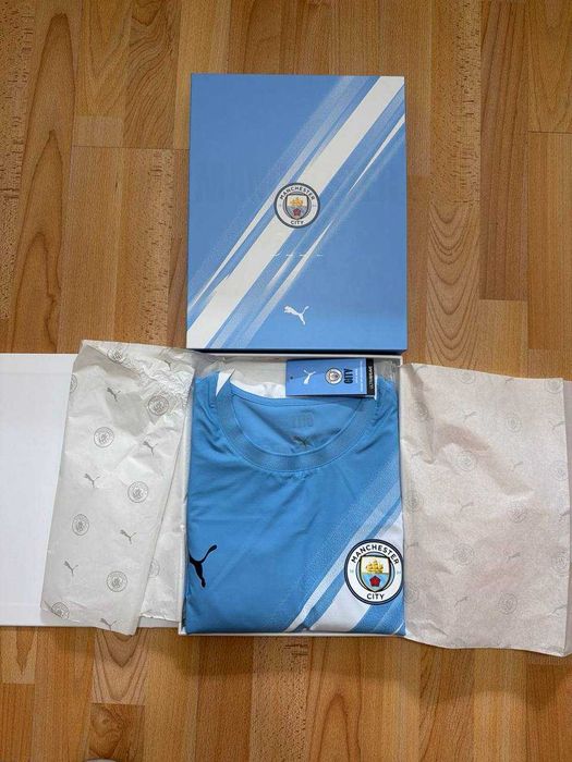 Игровая футболка Абдукодира Хусанова ManCity 2025-26 с автографом!