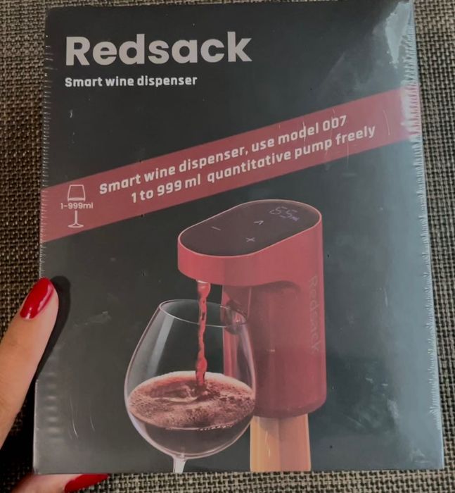 Redsack Електрически декантер/помпа за вино, уиски и ликьор
