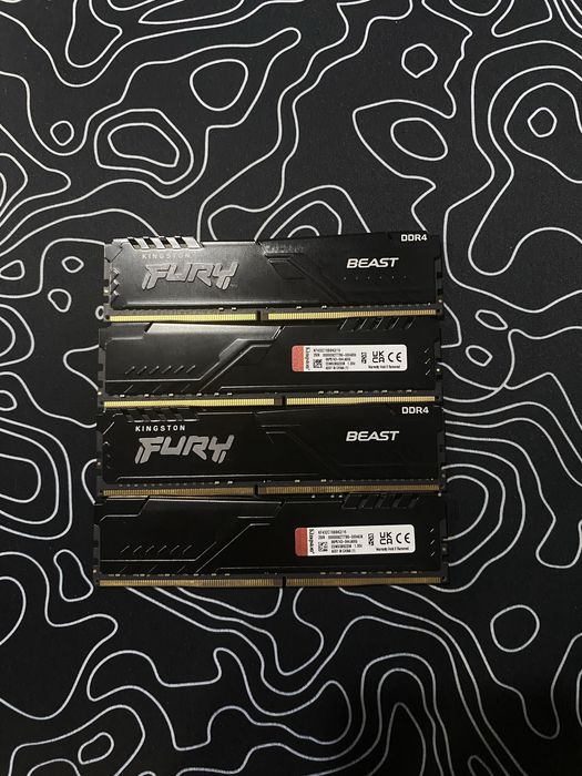 Оперативная память Kingston Fury Beast ddr4 8gb