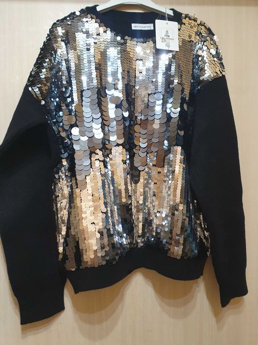 Дамска блуза с пайети