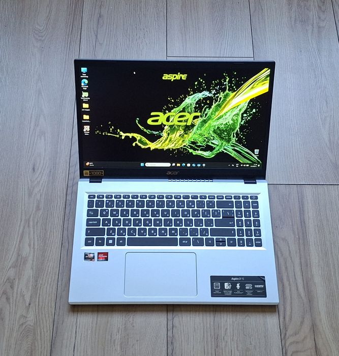 15.6' IPS Acer Aspire AMD Ryzen 5 7520U/16GB DDR5/512GB SSD/AMD Radeon 610M