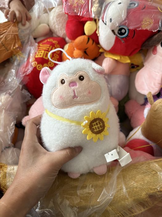 Мягкие игрушки для хватайка микс