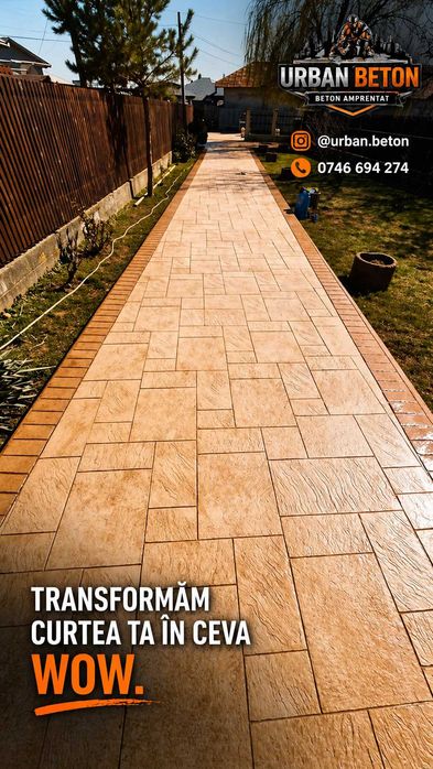 Urban Beton – Execuție Beton Amprentat de Calitate