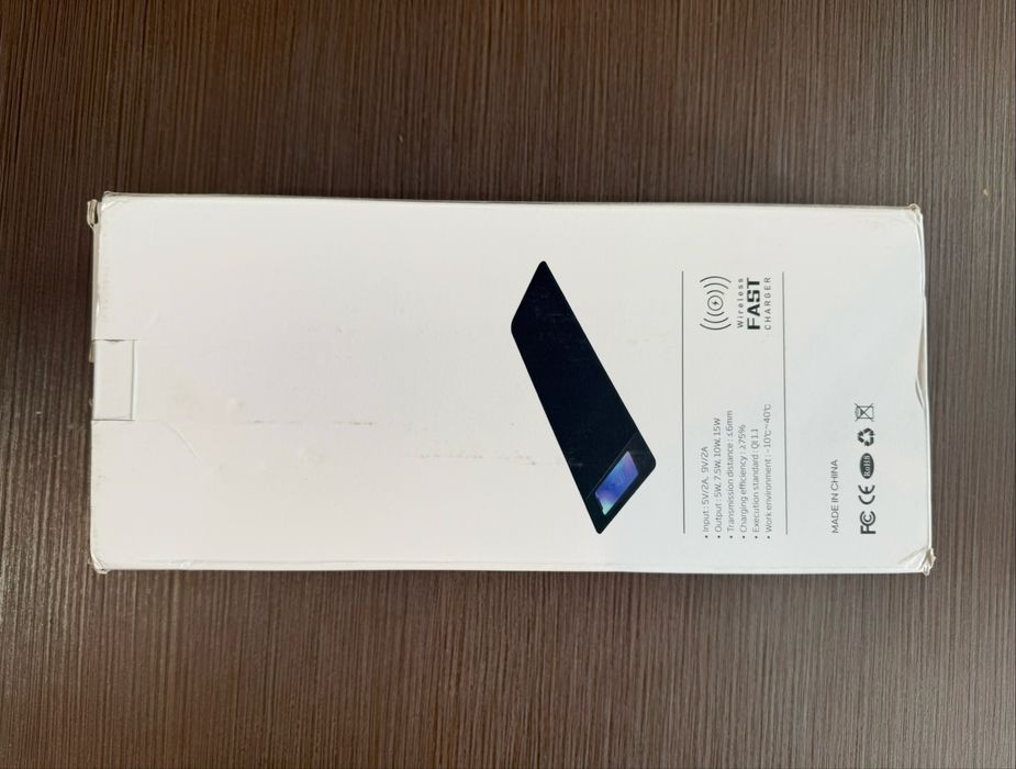 Mousepad gaming cu iluminare RGB și încărcare wireless, negru