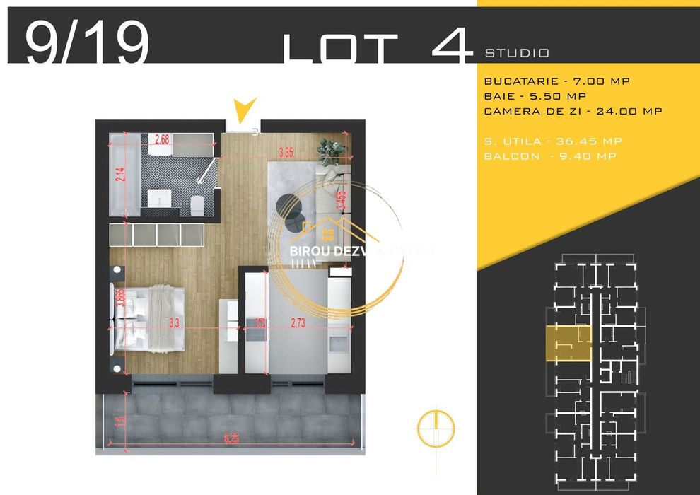 Ansamblu modern Pret promo Pallady ikea Titan Metrou Teclu 15min