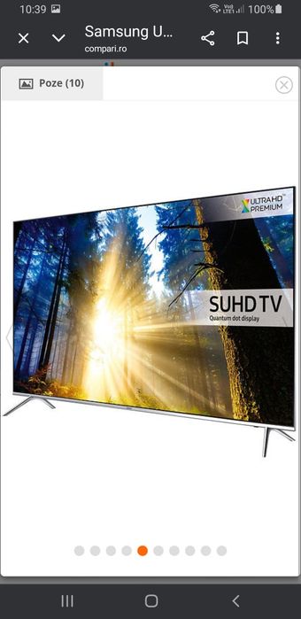 QLED Smart  Samsung 4K UHD 60 KS 7002 Dg 155