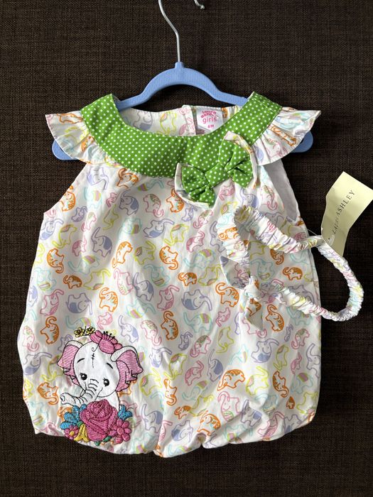 Rochie cu eticheta stil gogosar Laura Ashley 6 luni