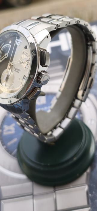 Ceas Swatch Irony Retrograde Hugo Drax James Bond 007 Villain