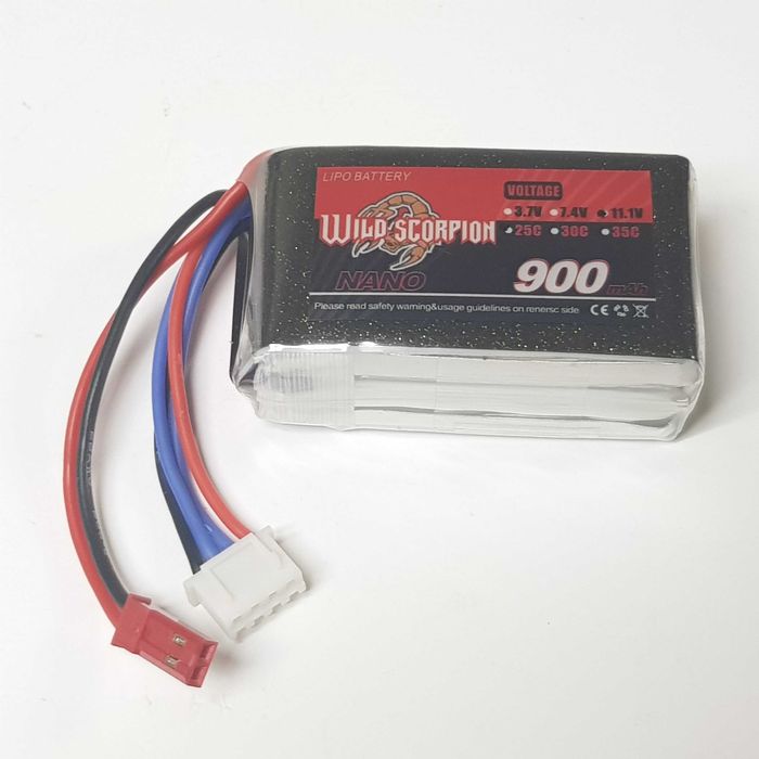 Acumulator / Baterie Nano 900mah, 11.1V, 25C , mufa jst