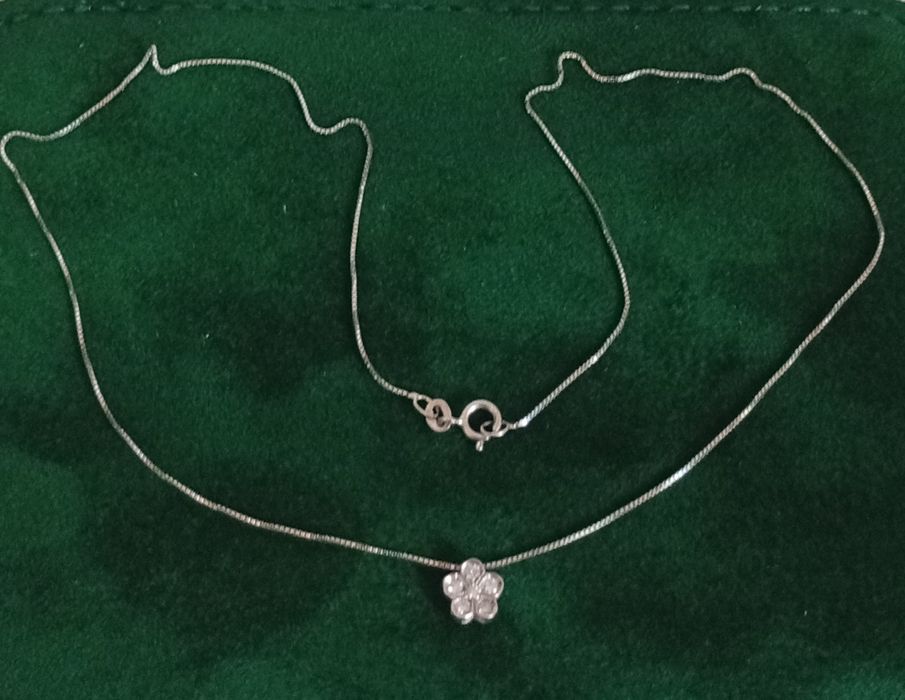 Lanț aur cu diamante