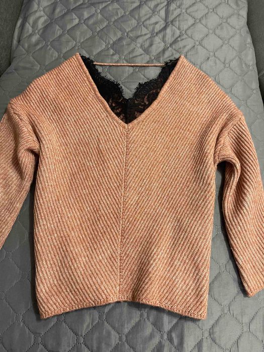 Топъл марков пуловер Vero Moda, размери L-XL