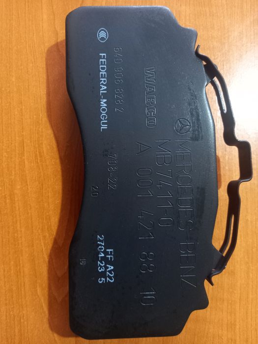 Placute mercedes mp 5 și perna aer motrica