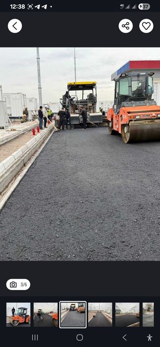 Асфалт хизмати мурожат килинг