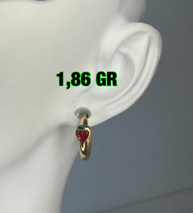 Cercei aur 14 k superbi
