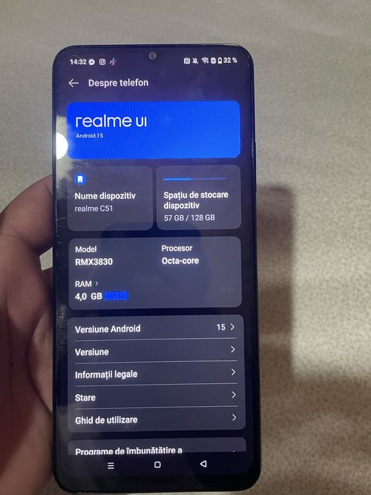 Vând sau schimb Realme C51