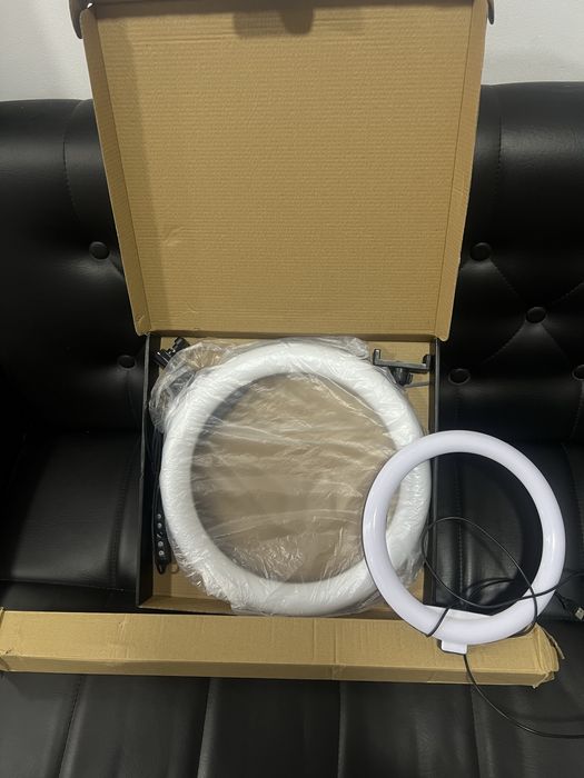 Селфи Лампа RGB 36см + штатив 2м