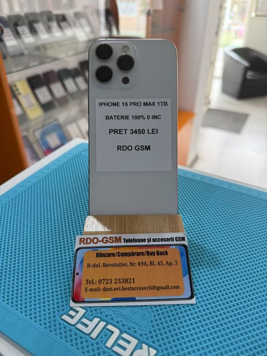 Iphone 15 Pro Max 1Tb Silver/Neverlock/Garantie