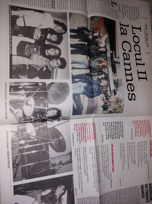 Revista Jurnalul National Editie de colectie cu trupa Iris Cristi Minculescu