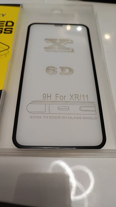5D Стъклен екран протектор iPhone 11/XR balck