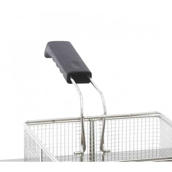 Електрически фритюрник 2 x 8 л, с 2 крана и студена зона