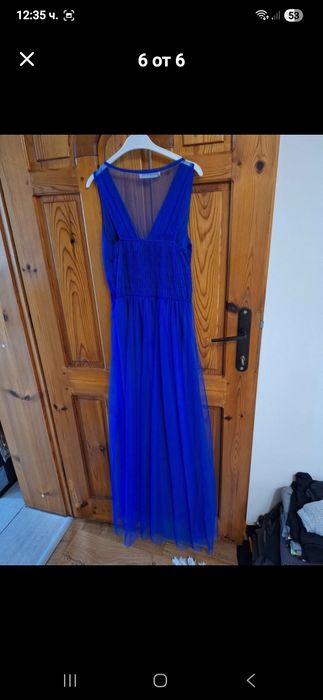 Рокля синя продавам