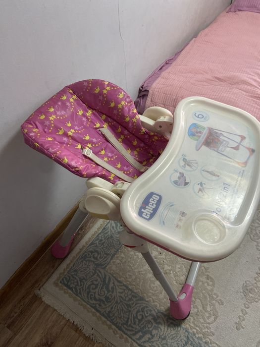 Детский стульчик для кормления Chicco Polly 2in1