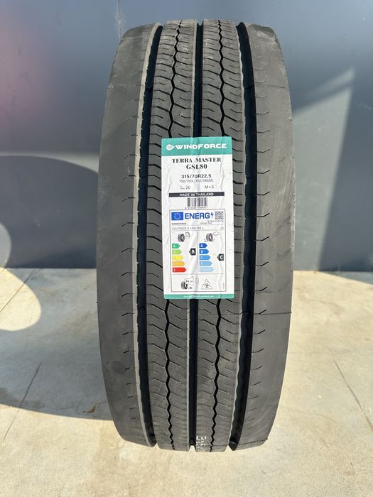 Нови Тежкотоварни Гуми WINDFORCE TERRA MASTER GSL80 315/70R22.5 156/150L (152/148M)