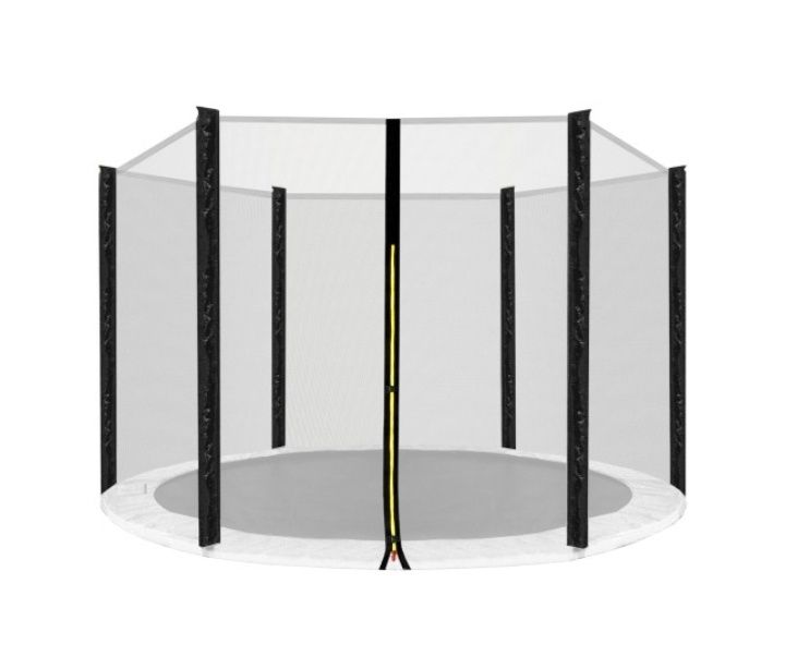 Plasă de protecţie exterioară pentru trambulină PREMIUM Jump, cu diametrul total de 305 cm, pentru 6 stâlpi