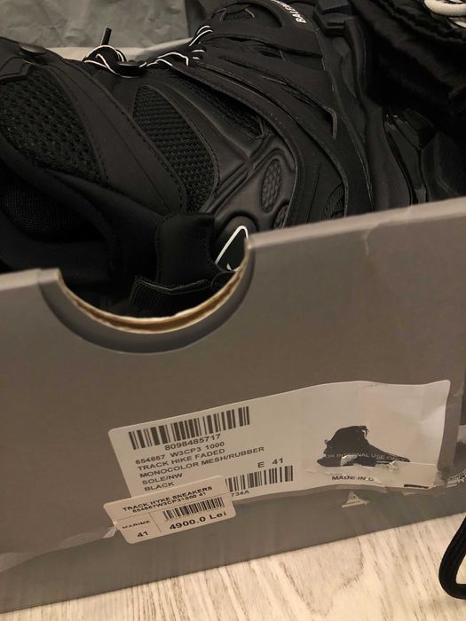 Balenciaga Track ghete 41, autentici, full box, retail 980 euro