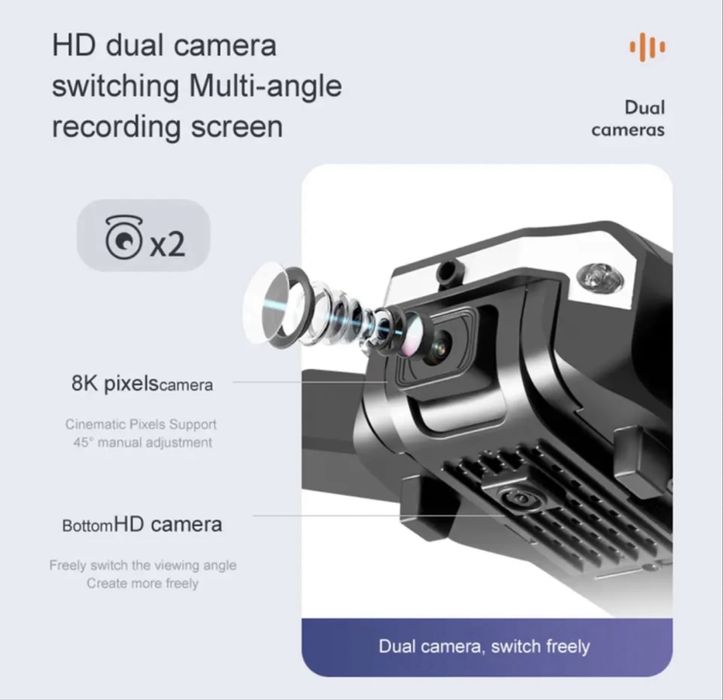 Drona hd, 10000 metri, 8k