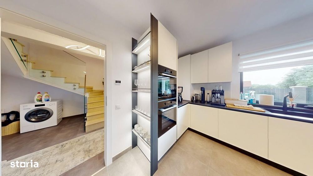 Casă premium - 108 mpu, teren 284 mp, mobilată Rovere, zonă liniștită