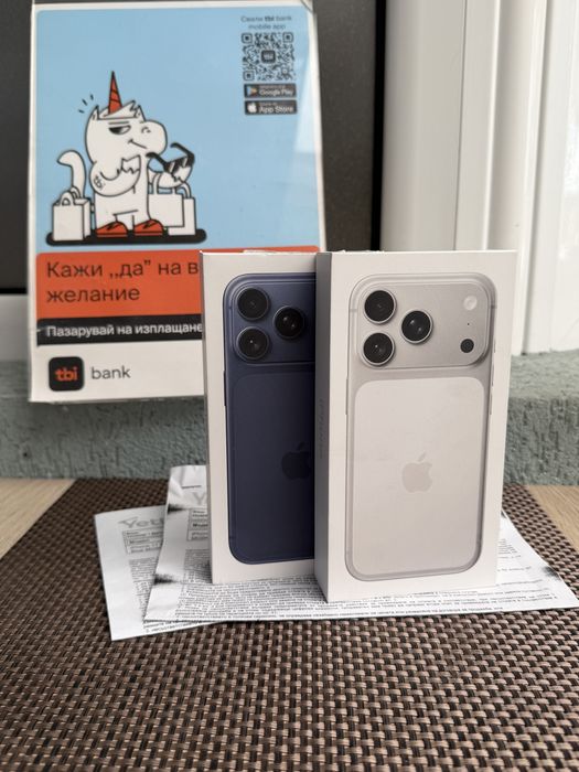 НОВ! 512Gb *ЛИЗИНГ* iPhone 17 Pro Silver/  Deep Blue 36М ГАР