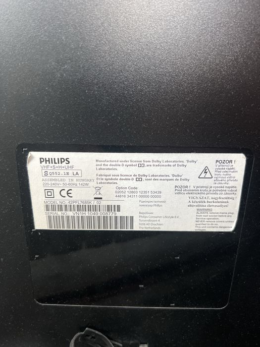 televizor philips cu leguri