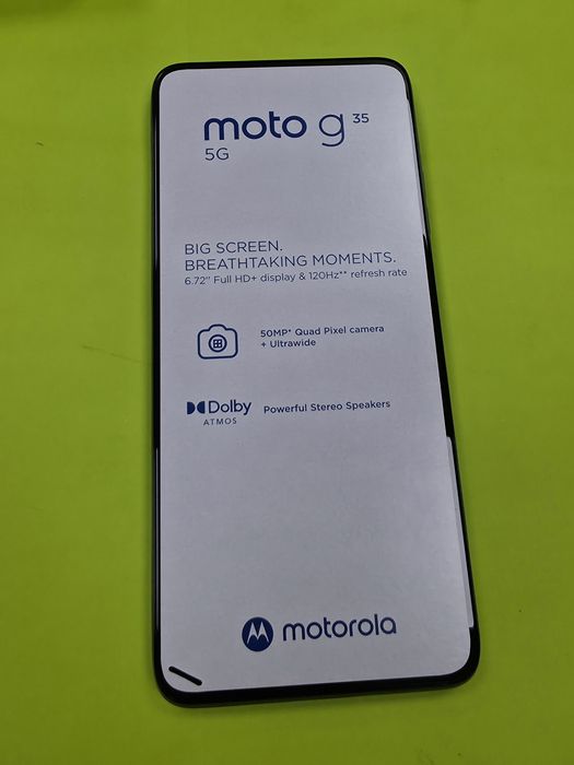 НЕАКТИВИРАН 256GB Motorola G35 5G Гаранция Yettel 2029 Green | Зелен