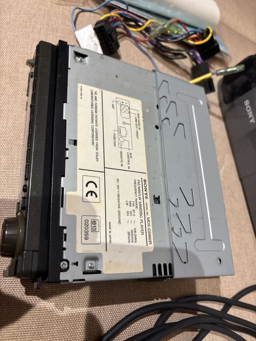 Sony Minidisc Player auto - MDX-C5970R si  CD Changer CDX 601