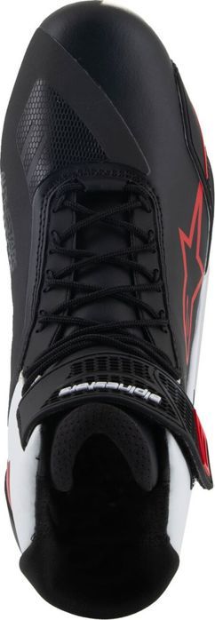 Ghete Alpinestars Faster V4 negru/rosu inchis/alb