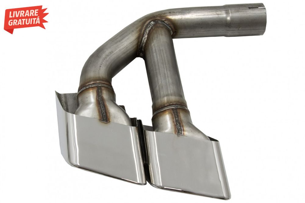 Ornamente toba Audi Q7 4M (2015-2019) SQ7 Design Chrome doar pentru Be