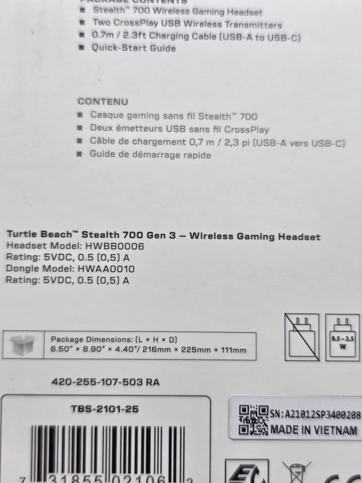 Casti gaming Turtle Beach Stealth 700 Gen 3, SIGILATE